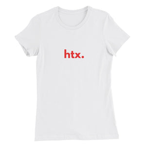 Classic HTX Bold Tee (Fitted Red)